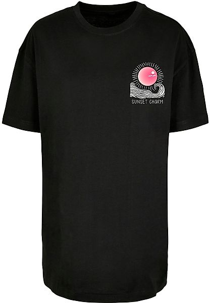 Merchcode T-Shirt "Merchcode Ladies Sunset Charm Oversized Tee" 1 Stk. günstig online kaufen