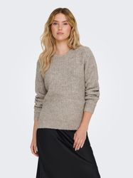 ONLY Rundhalspullover ONLMAGGIE LIFE LS RIB günstig online kaufen