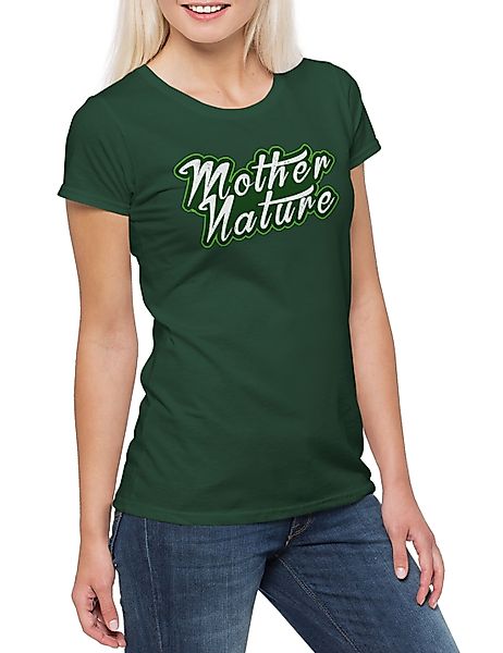 Urban Backwoods Print-Shirt Mother Nature Damen günstig online kaufen