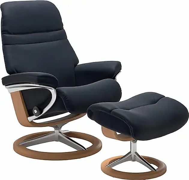 Stressless® Relaxsessel »Sunrise« Relaxsessel mit Hocker, mit Signature Bas günstig online kaufen