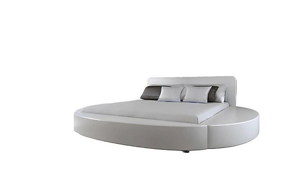 Xlmoebel Bett Rundes Bett mit rundem Design, Lederbezogen, Doppelbett Luxus günstig online kaufen