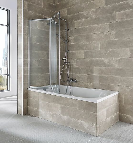 welltime Badewannenaufsatz Nassau, Einscheibensicherheitsglas, (2 tlg), günstig online kaufen