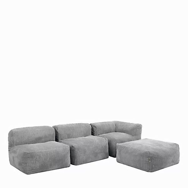 icon Sofa Modulares Ecksofa 4 Stück aus Kunstfell Flauschig „Zen“, Schaumst günstig online kaufen