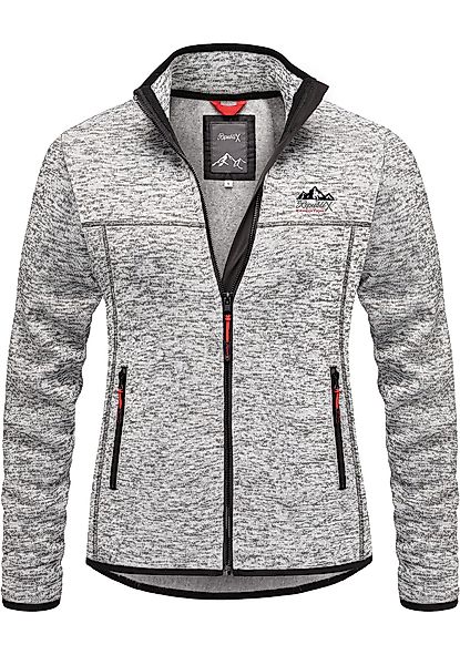 REPUBLIX Fleecejacke EBONY Damen Strickfleece Sweatjacke günstig online kaufen