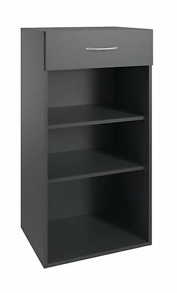 Regal 80 cm breit inkl. Schubkasten MULTIRAUMKONZEPT von Wimex / Graphit günstig online kaufen