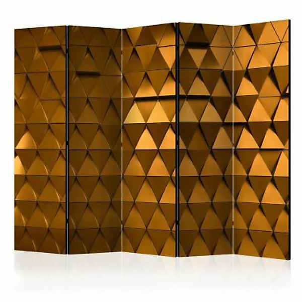 artgeist Paravent Golden Armour II [Room Dividers] gold Gr. 225 x 172 günstig online kaufen