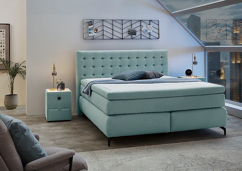Jockenhöfer Gruppe Boxspringbett "Jessica", und 7-Zonen-TTFK-Matratze (H3,H günstig online kaufen