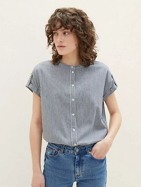 TOM TAILOR Langarmbluse Bluse mit Streifen günstig online kaufen