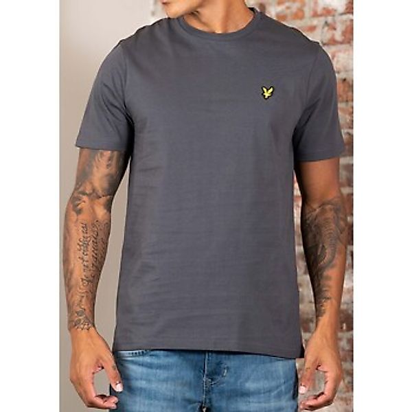 Lyle & Scott  T-Shirts & Poloshirts Plain t-shirt - shadow günstig online kaufen