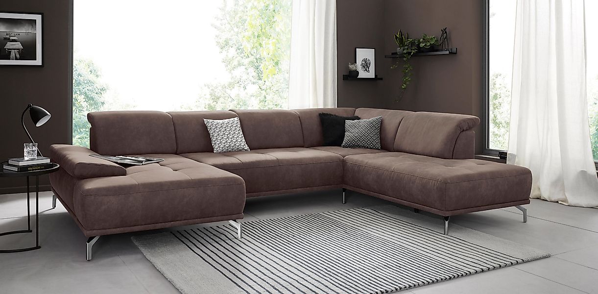 Places of Style Wohnlandschaft "Caluna", Inkl.Sitztiefenverstellung, wahlwe günstig online kaufen