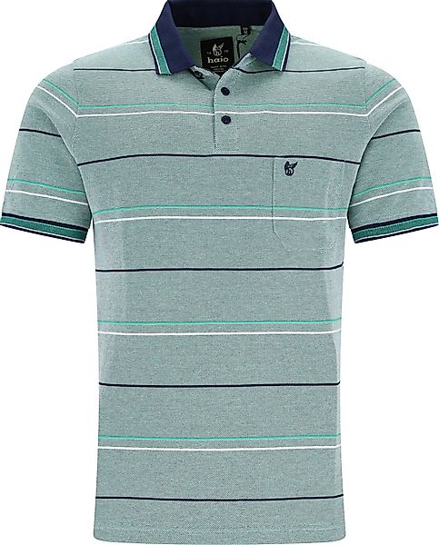 Hajo Sweatshirt Herren-Poloshirt Piqué Streifen günstig online kaufen
