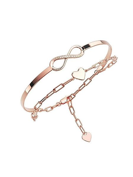 Amoonic Armband Damen Infinity Armband Sterling Silber 925 mit Zirkonia Sil günstig online kaufen