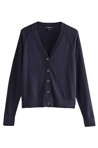 Next Strickjacke Strickjacke mit V-Ausschnitt, Kurzgröße (1-tlg) günstig online kaufen
