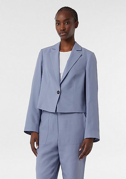 comma Jackenblazer Indoor-Blazer Kurzer Blazer aus Lyocellmix günstig online kaufen