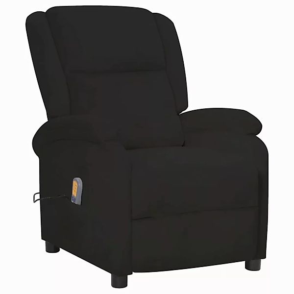 vidaXL Massagesessel Massagesessel Schwarz Samt (1-St) günstig online kaufen