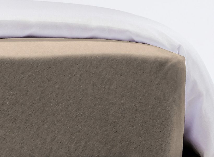 fleuresse Spannbettlaken Flauschjersey, Jersey, Gummizug: rundum, günstig online kaufen