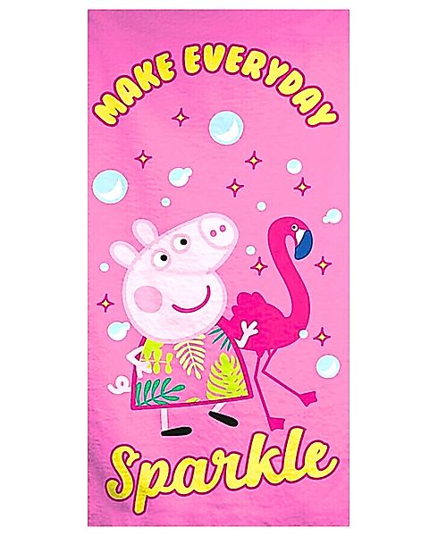 Peppa Pig Badetuch MAKE EVERYDAY SPARKLE günstig online kaufen