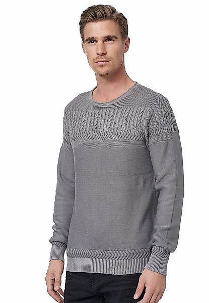 Rusty Neal Strickpullover, mit aufwendigem Strickmuster günstig online kaufen