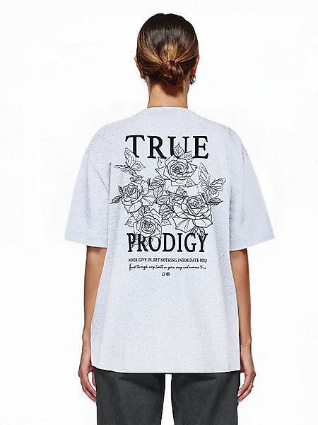 trueprodigy Oversize-Shirt Alex F Logoprint Rundhals dicker Stoff günstig online kaufen