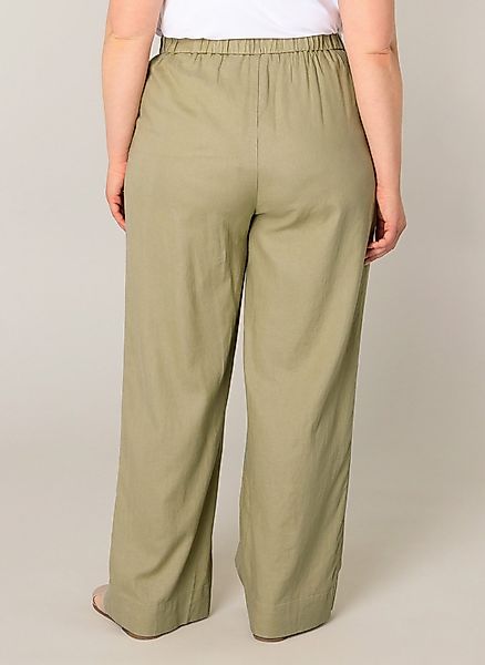 Base Level Curvy Leinenhose "Yula", Sommerhose, Leinen-Viskose-Mix, mit ela günstig online kaufen