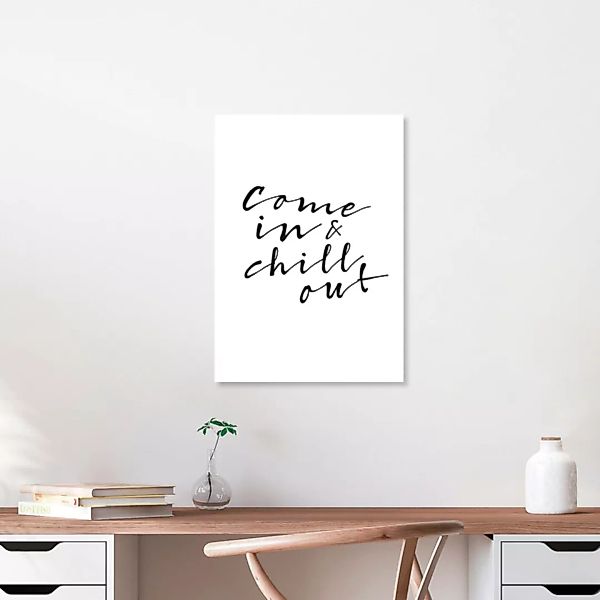 Poster / Leinwandbild - Chill Out günstig online kaufen