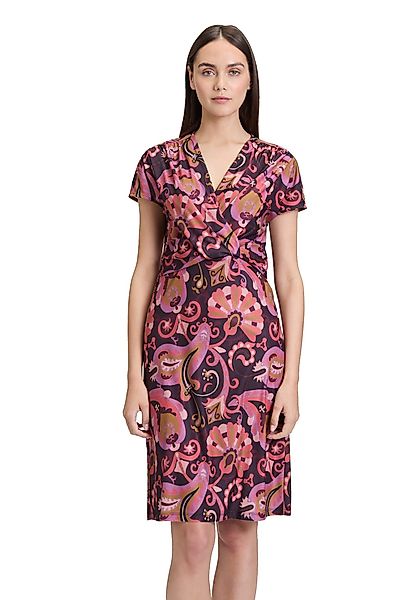 Cartoon Jerseykleid Cartoon Jerseykleid mit Raffung günstig online kaufen