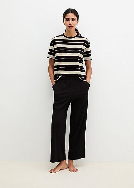 Marc O'Polo Pyjama Mix N Match Cotton (2 tlg) mit kurzem Arm, Hose mit Gumm günstig online kaufen