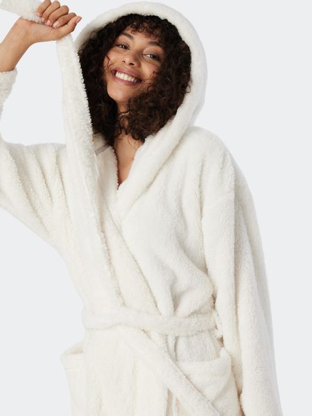 Schiesser Bademantel Teddy Fleece, 0 günstig online kaufen