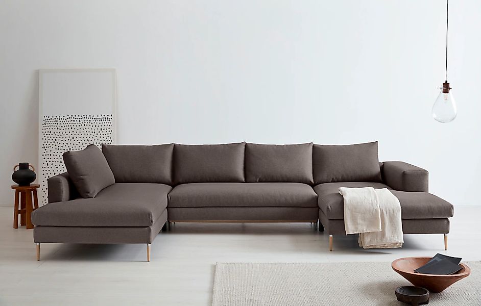 OTTO products Wohnlandschaft "Finnja, viel Platz, wahlweise Bettfunktion un günstig online kaufen