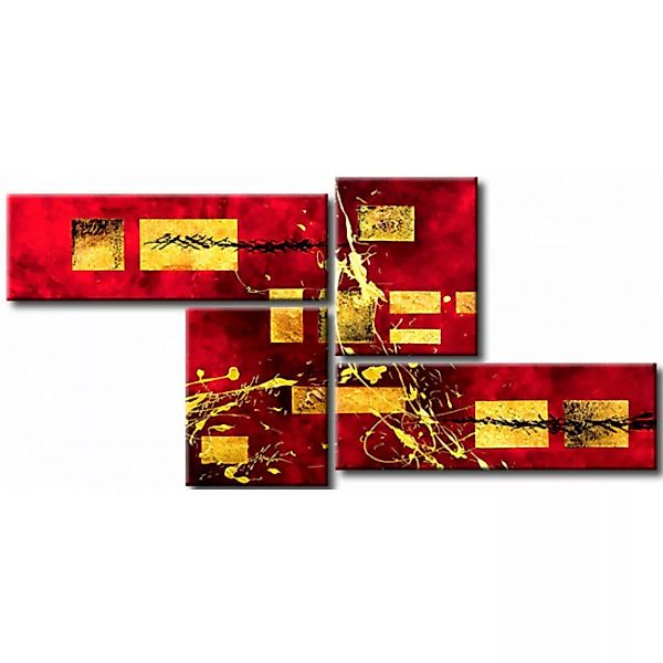 Wandbild Rot-Gelb  XXL günstig online kaufen