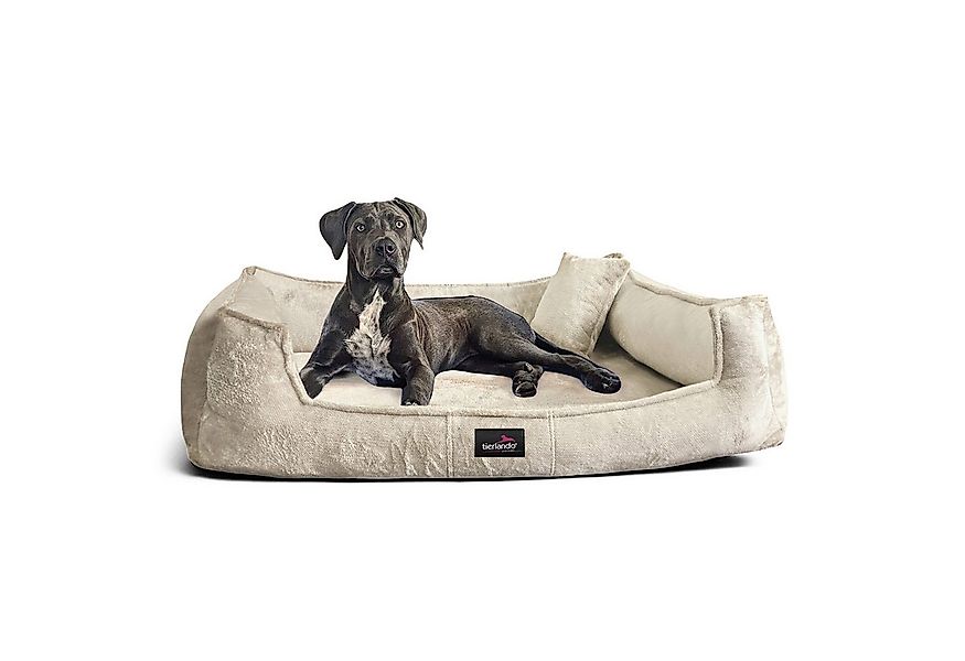 tierlando® Tierbett Orthopädisches Hundebett FRANKLIN Kuscheliger Teddy-Sto günstig online kaufen