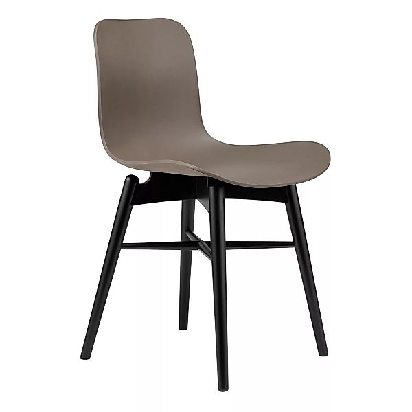 NORR 11 - Langue Original Stuhl Gestell schwarze Buche - gargoyle braun/Sit günstig online kaufen