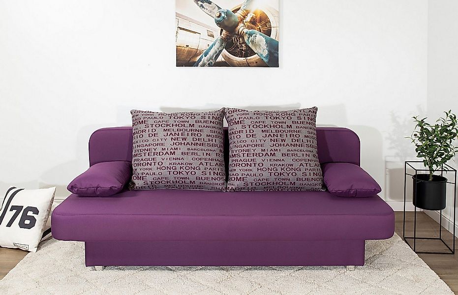 COLLECTION AB Schlafsofa Ulla inkl. Bettfunktion und Bettkasten, inkl. Wend günstig online kaufen