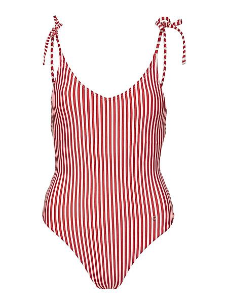 ONLY Schleifen- Badeanzug Damen Rot günstig online kaufen