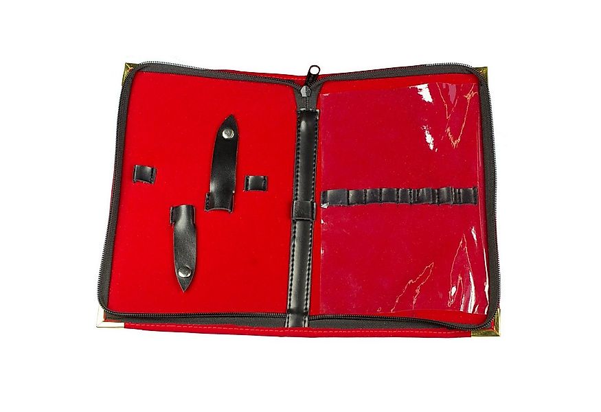 May Maniküre-Etui Nagelpflege Etui mit rotem Samtbezug zum selbst Bestücken günstig online kaufen