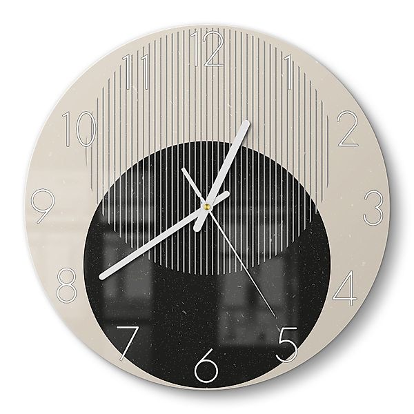 DEQOART Wanduhr 'Licht und Schatten' (Glas günstig online kaufen