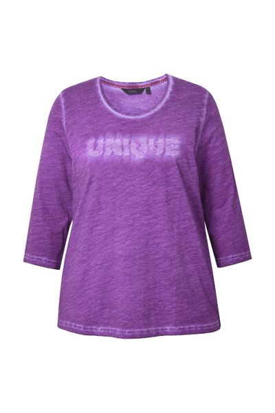 Ulla Popken T-Shirt Shirt Statementstickerei Classic günstig online kaufen