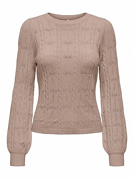 ONLY Strickpullover "ONLKATIA LS STRUCTURE O-NECK PULL CC KNT" günstig online kaufen