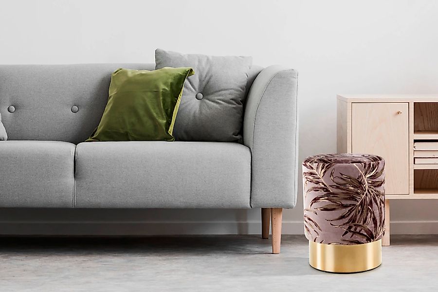 Kayoom Sitzhocker "Hocker Gipsy 225, stilvoller Sitzhocker, runde Form, sti günstig online kaufen