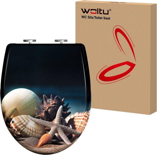 Woltu WC-Sitz (1-St), Toilettensitz, magnetisch, Toilettendeckel günstig online kaufen