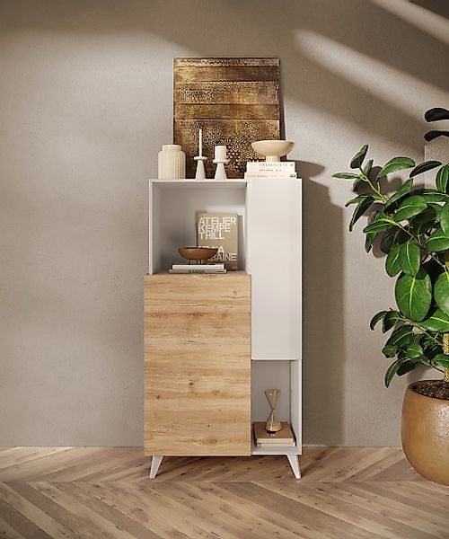 INOSIGN Highboard "Monaco Höhe 154 cm, Kommode mit 2 Türen", Soft/Self Clos günstig online kaufen