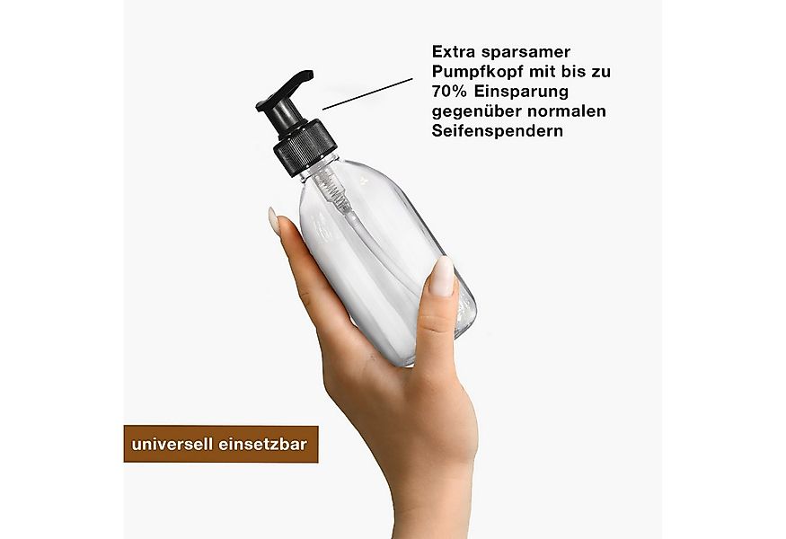 Oputec Seifenspender 2 x 300ml Seifenspender aus Kunststoff Flasche zum Bef günstig online kaufen
