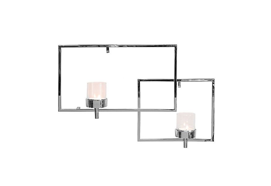Fink Wandkerzenhalter ESCALA Wanddekoration - Wandleuchter - H. 38cm - silb günstig online kaufen
