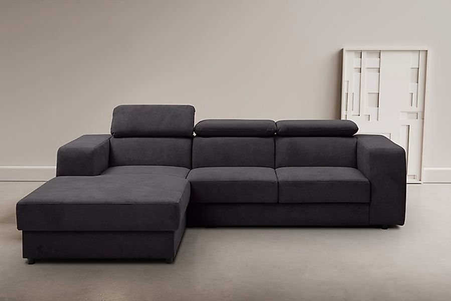 WERK2 Ecksofa »Cherry, modernes Sofa mit Komfortfunktionen, Breite 270cm, L günstig online kaufen