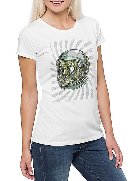 Urban Backwoods Print-Shirt Orc Astronaut Damen T-ShirtOrk Goblin Nerd RPG günstig online kaufen