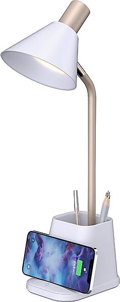 Northpoint LED Schreibtischlampe Dimmbar mit Wireless Charging & Farbtemper günstig online kaufen