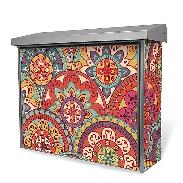 Banjado Briefkasten Edelstahl 38.5x31.5x12cm Ohne Zeitungsfach Inkl. Montag günstig online kaufen