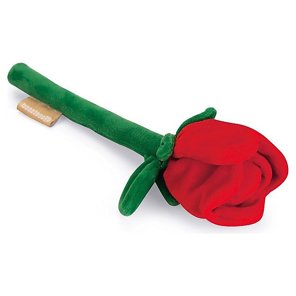 Beeztees Tierkuscheltier Plüschspielzeug Rote Rose rot-grün günstig online kaufen