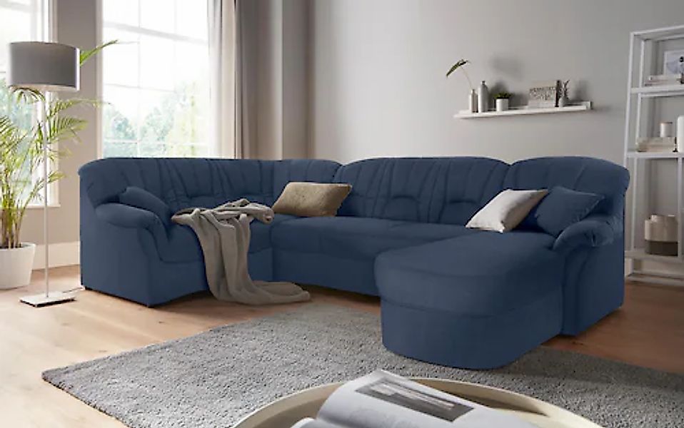 DOMO collection Wohnlandschaft »Bahia mit viel Platz, zeitloses Design, U-F günstig online kaufen