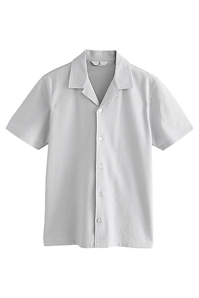 Next Poloshirt Strukturiertes Jerseyhemd 100 % Baumwolle-Slim günstig online kaufen